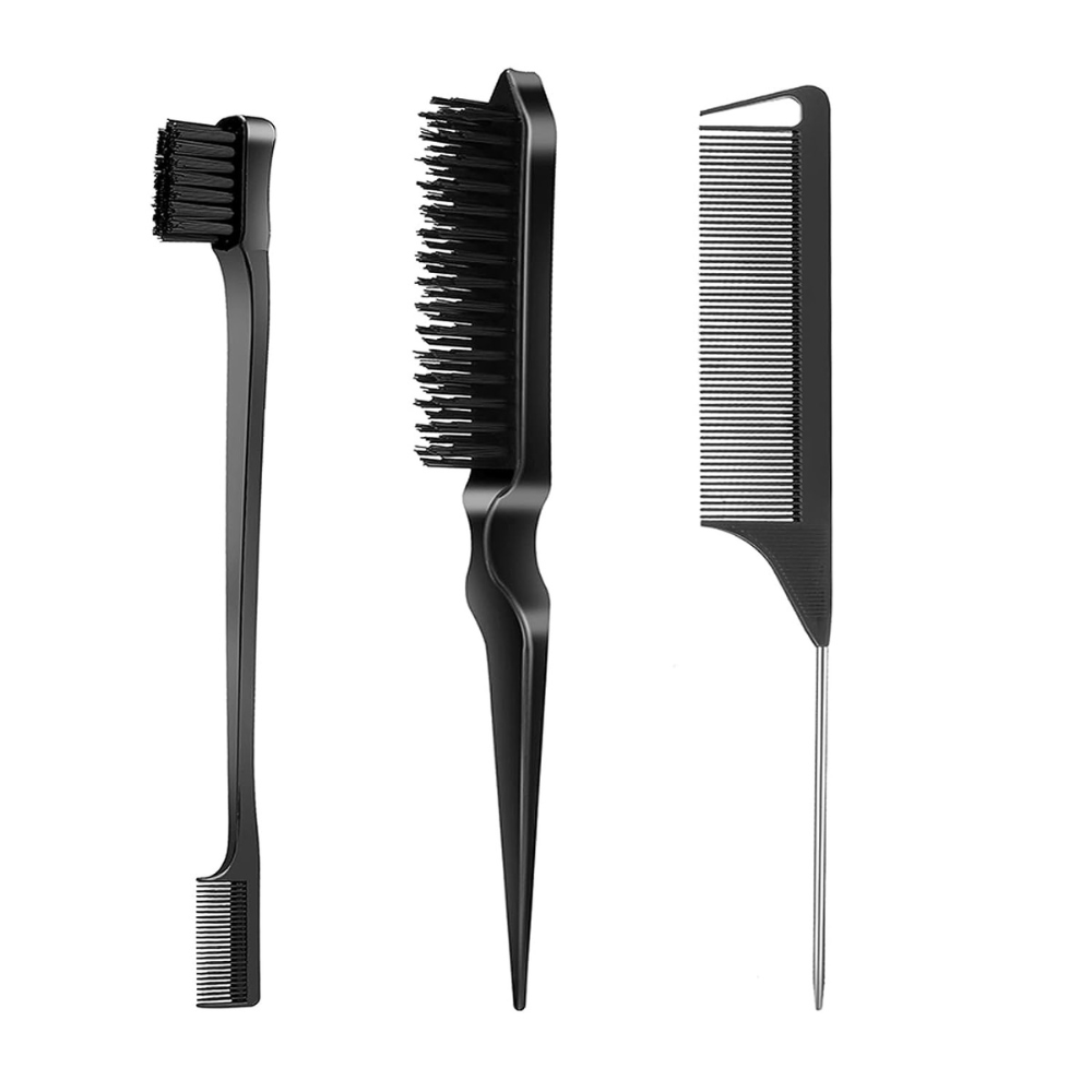 Black Hair Brush Set