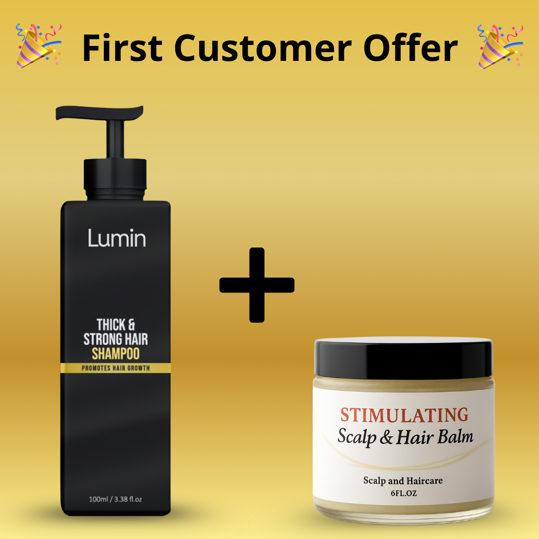 Thick & strong Shampoo + Stimulating Scalp & Hair Balm